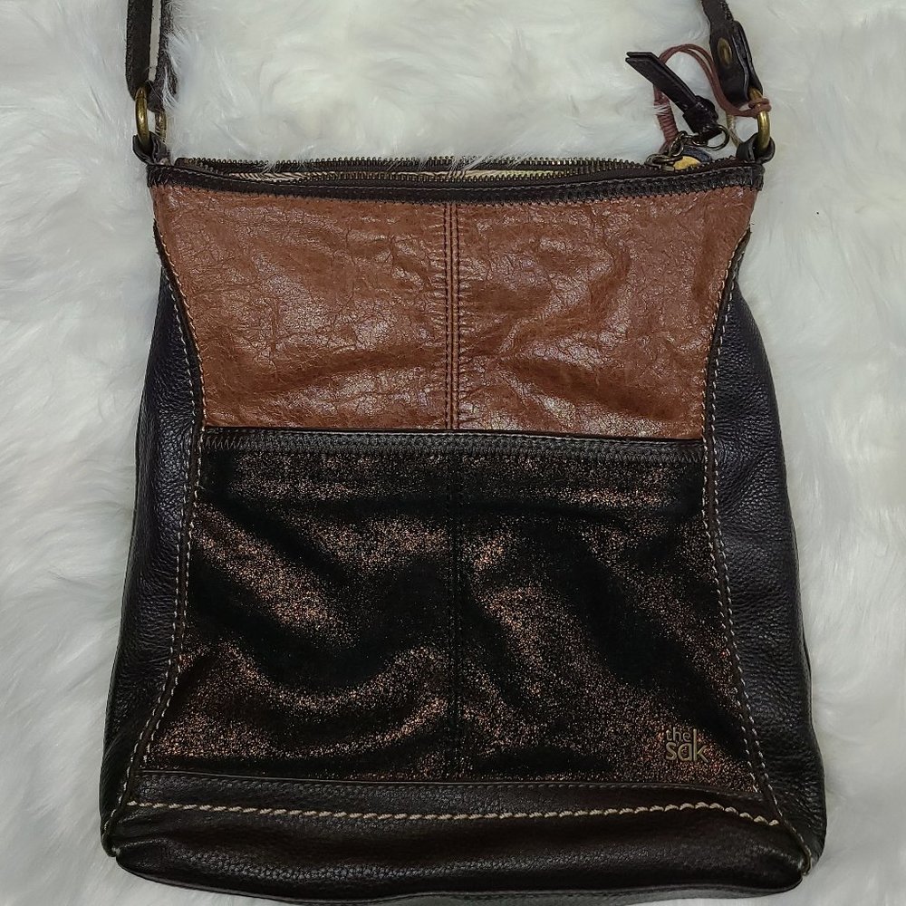 The Sak Iris Crossbody Bronze Metallic Shimmer